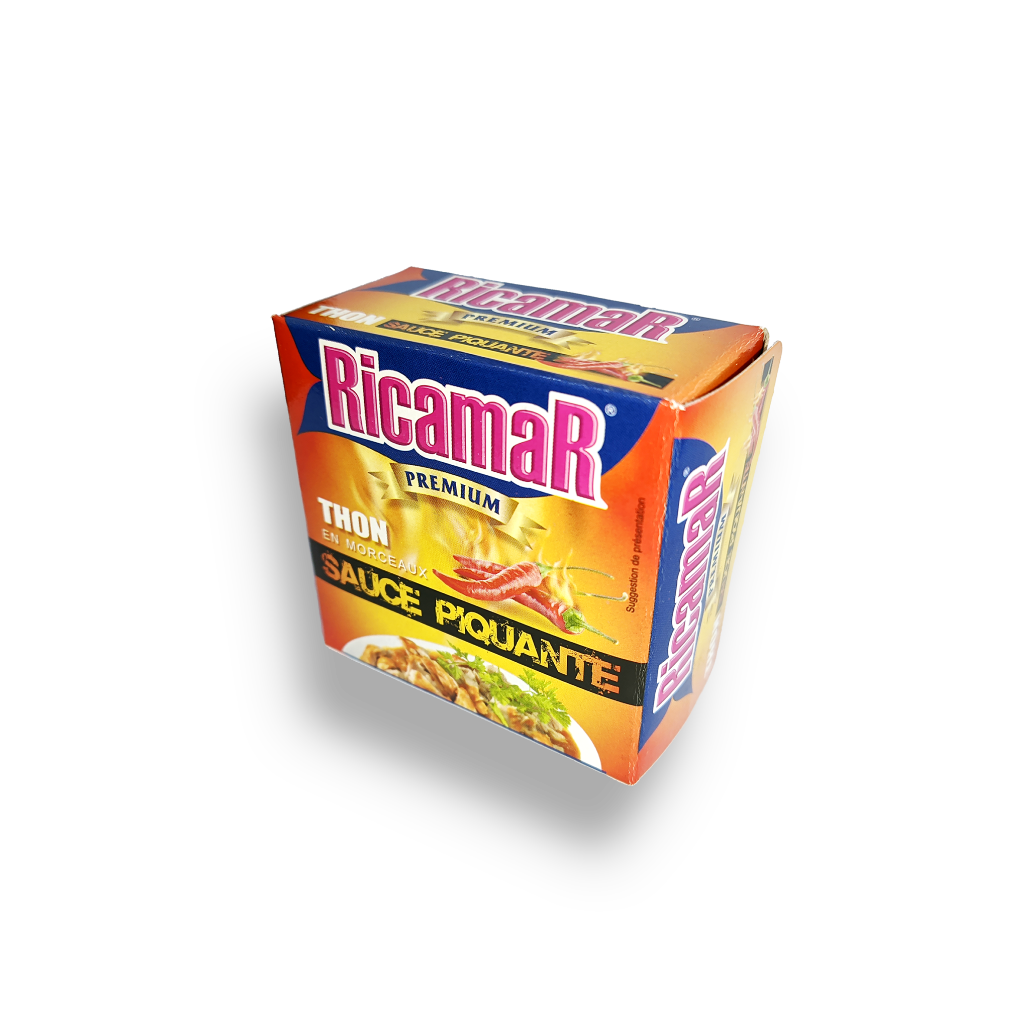 Thon RICAMAR PREMIUIM Ro 85 La Sauce Piquante RAJAFOOD Industrie thon-ricamar-premiuim-ro-85-la-sauce-piquante-rajafood-industrie